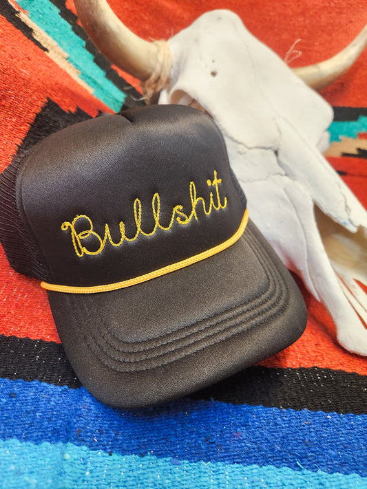 BS chain stitch trucker hat