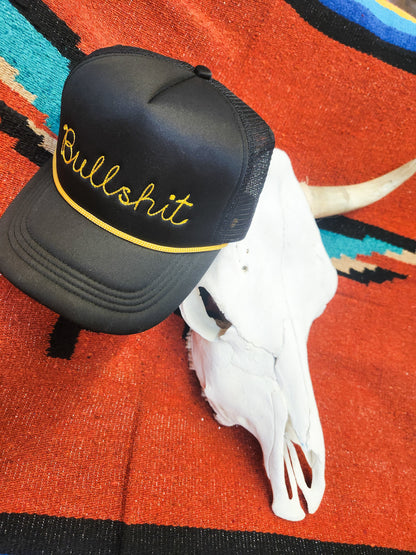 BS chain stitch trucker hat