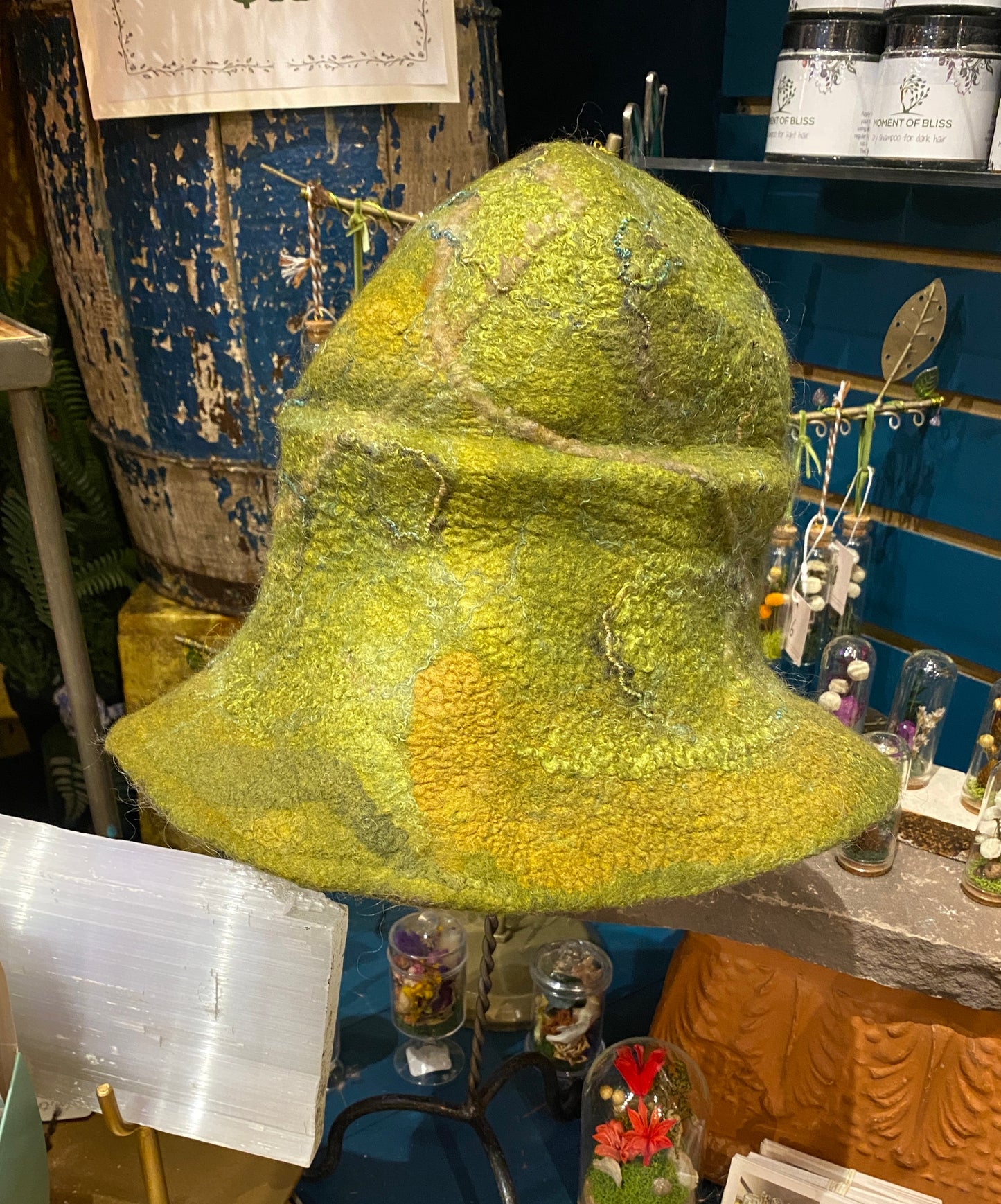 Green Brim Hat * #18