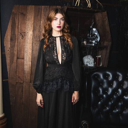 Victorian Style Lace Maxi Dress