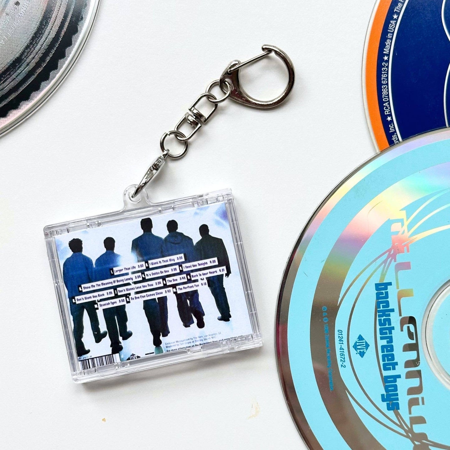 'Hit Clips' Mini CD Case Keychain - BSB Millennium - I Want It That Way
