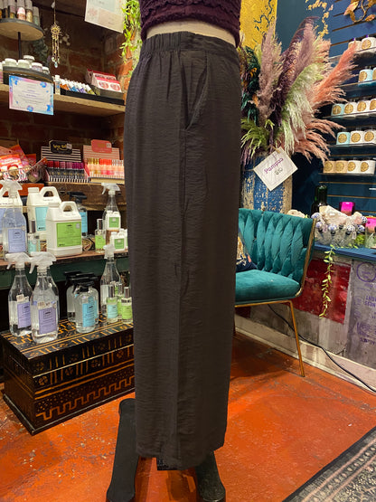 Crop Wide Leg Parachute Pant - Lights Out