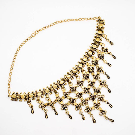 Brass Macha Chainlink Necklace