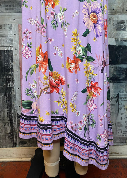 The Janie Favorite Asymmetrical Skirt - Willah Lavender