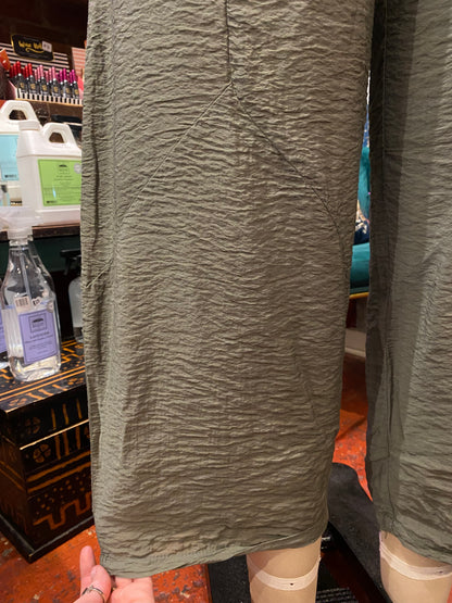 Barrel Crop Parachute Pant - Clay