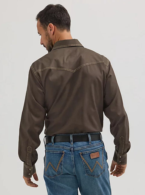Wrangler Retro Premium Men's Long Sleeve Western Snap Shirt