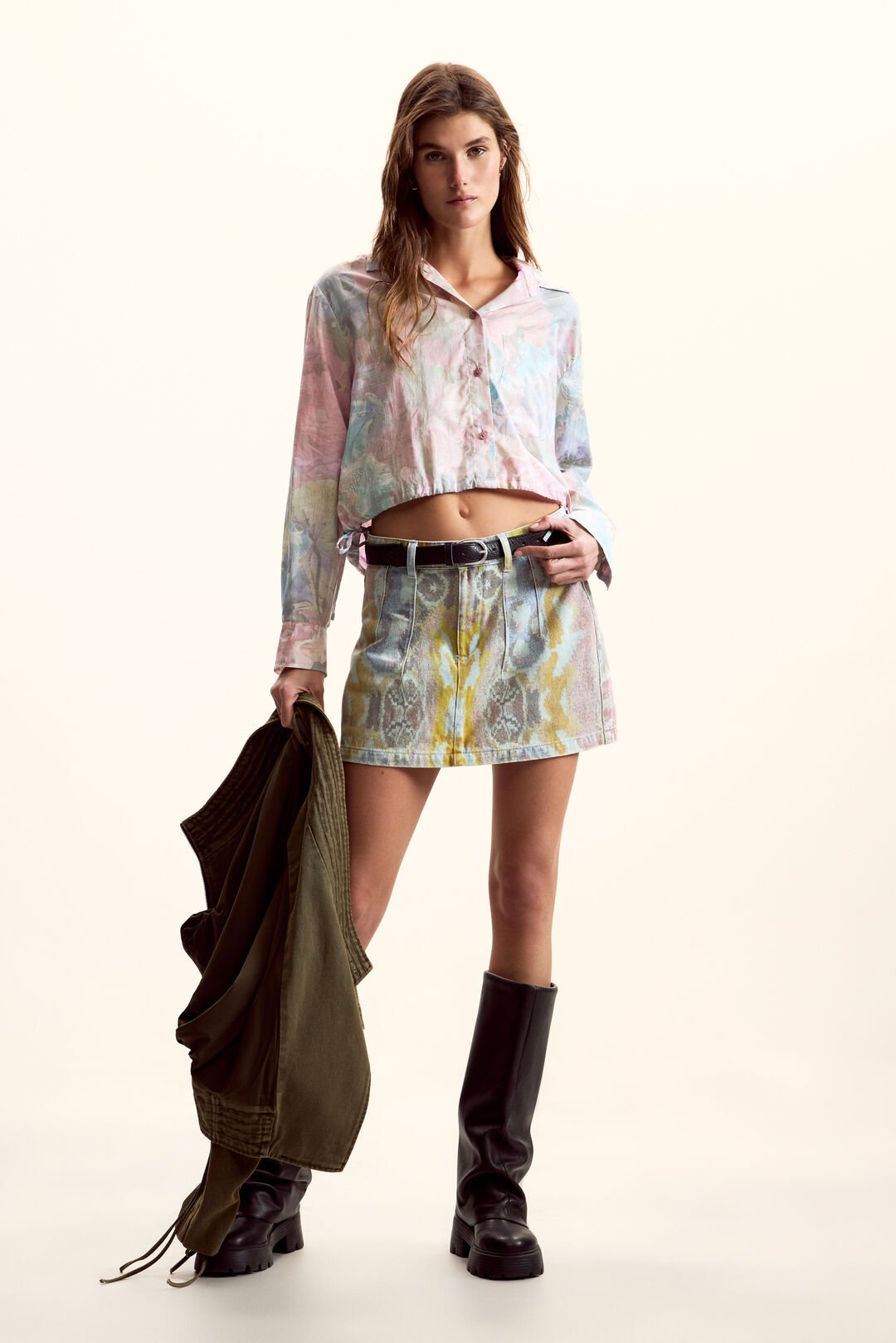 Short Shirt w/ Ties - Floral