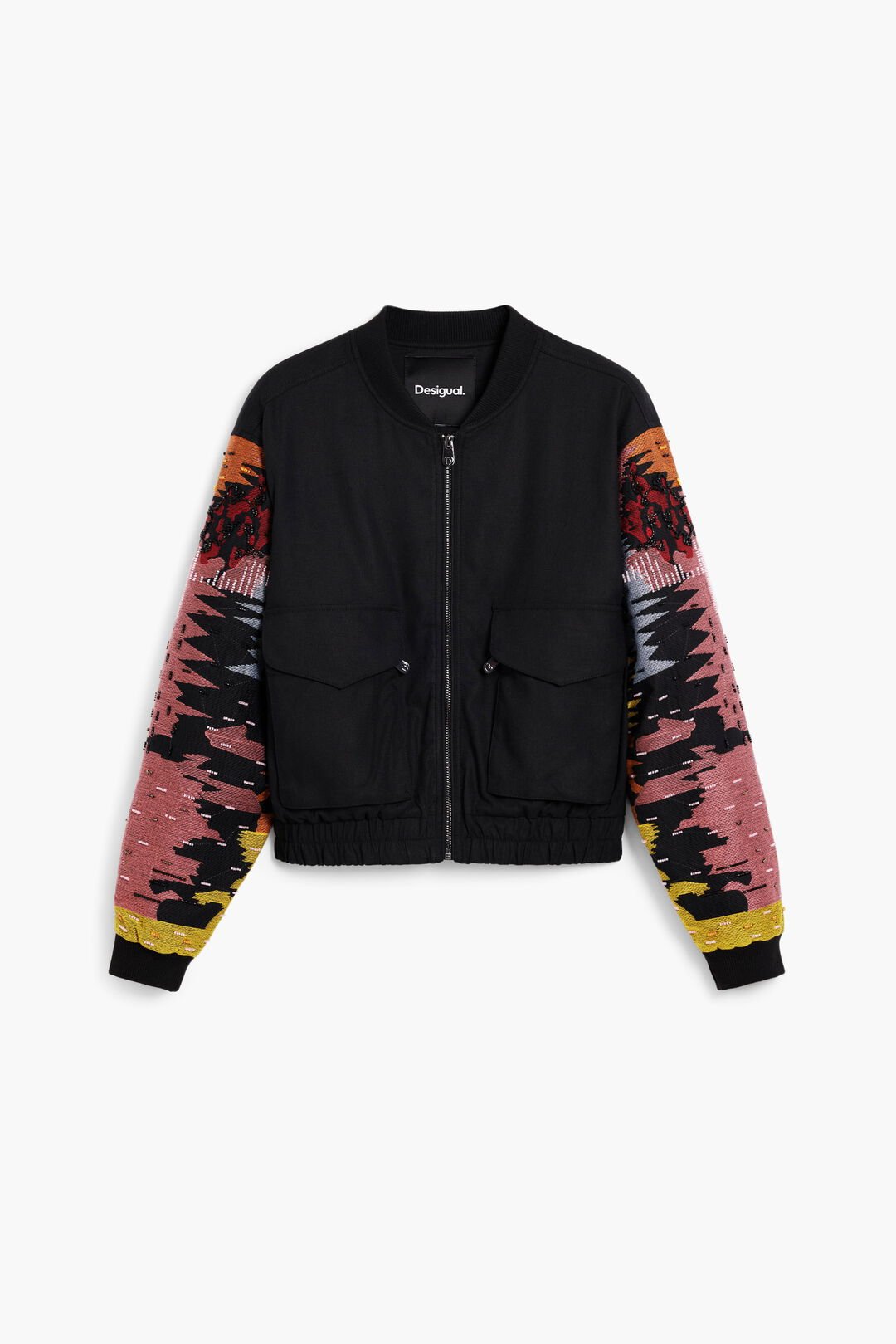 Jacket w/ Patch Sleeves