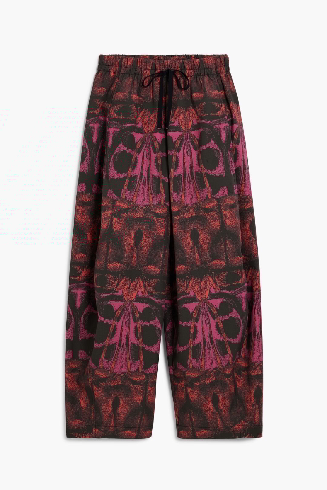 Wide Printed Trousers