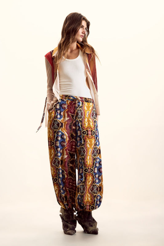 Printed Palazzo Pants
