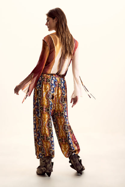 Printed Palazzo Pants