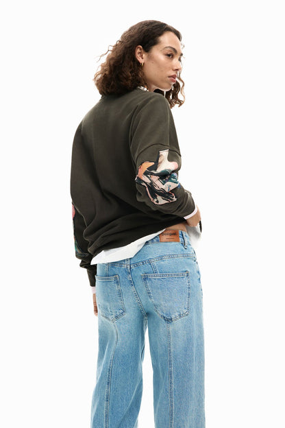 Collage Drawing Sweatshirt