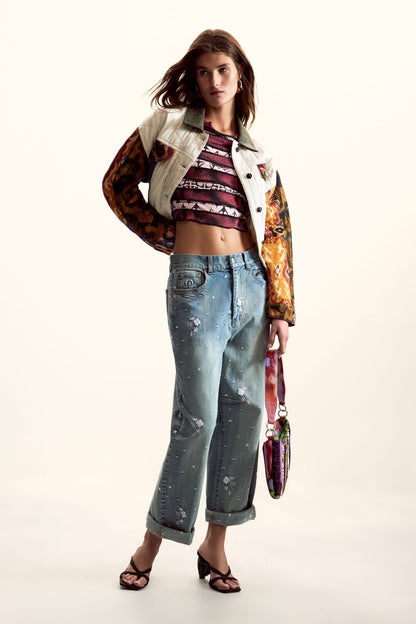 Ruched T-Shirt - Printed