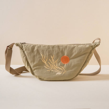 Nylon Sling Bag - Eucalyptus