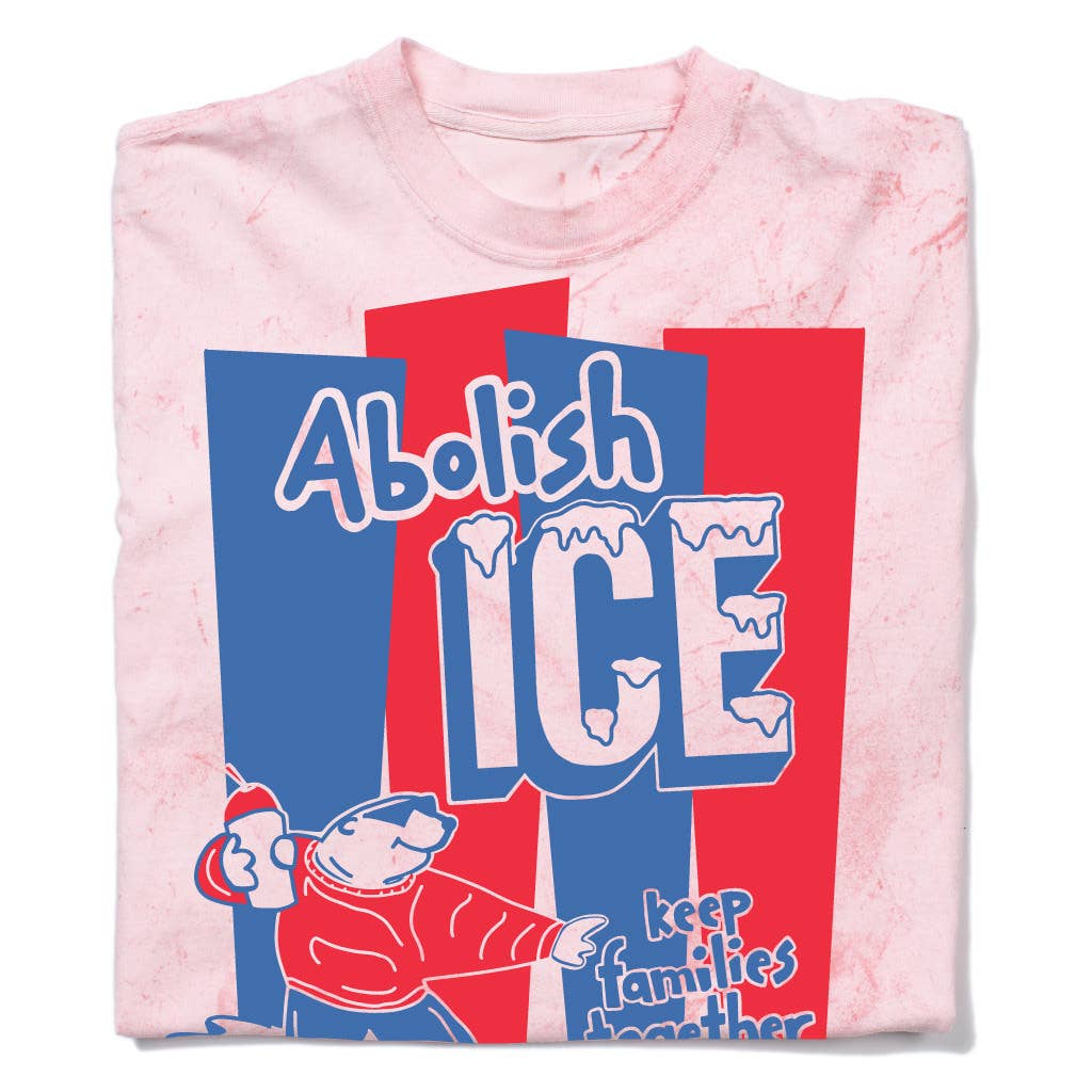 Abolish ICE Heavyweight Graphic Tee