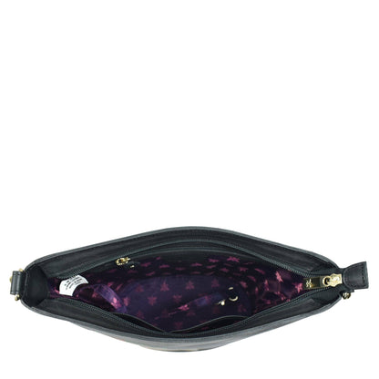 Tall Bucket Hobo Handbag - Handpainted Jaguar