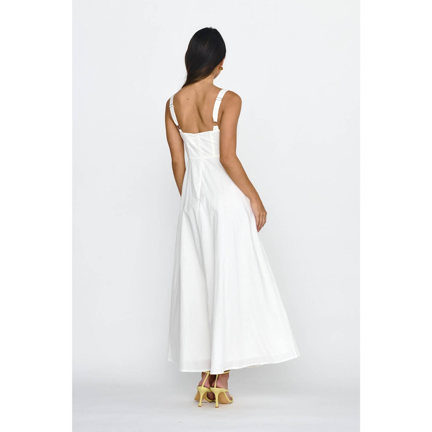 Lace Trim Maxi Dress