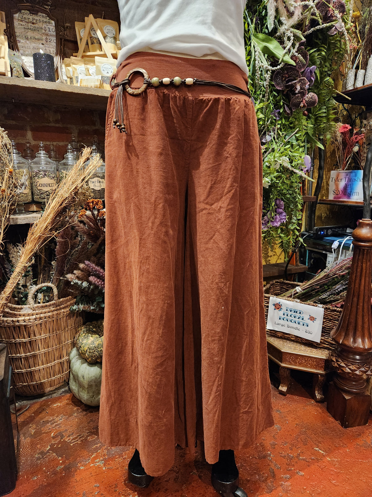 Saga Soft Waisted Belted Pant