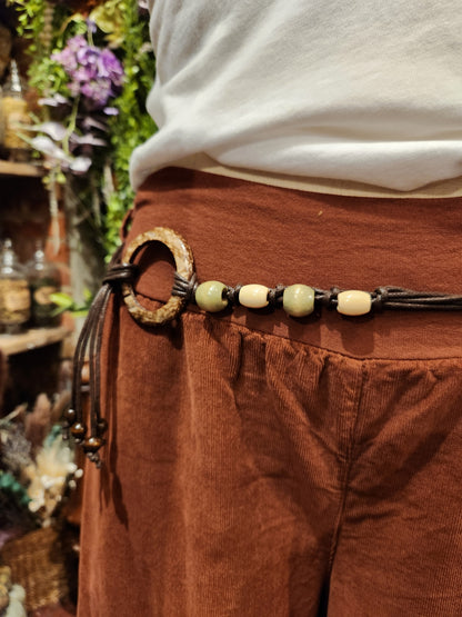 Saga Soft Waisted Belted Pant