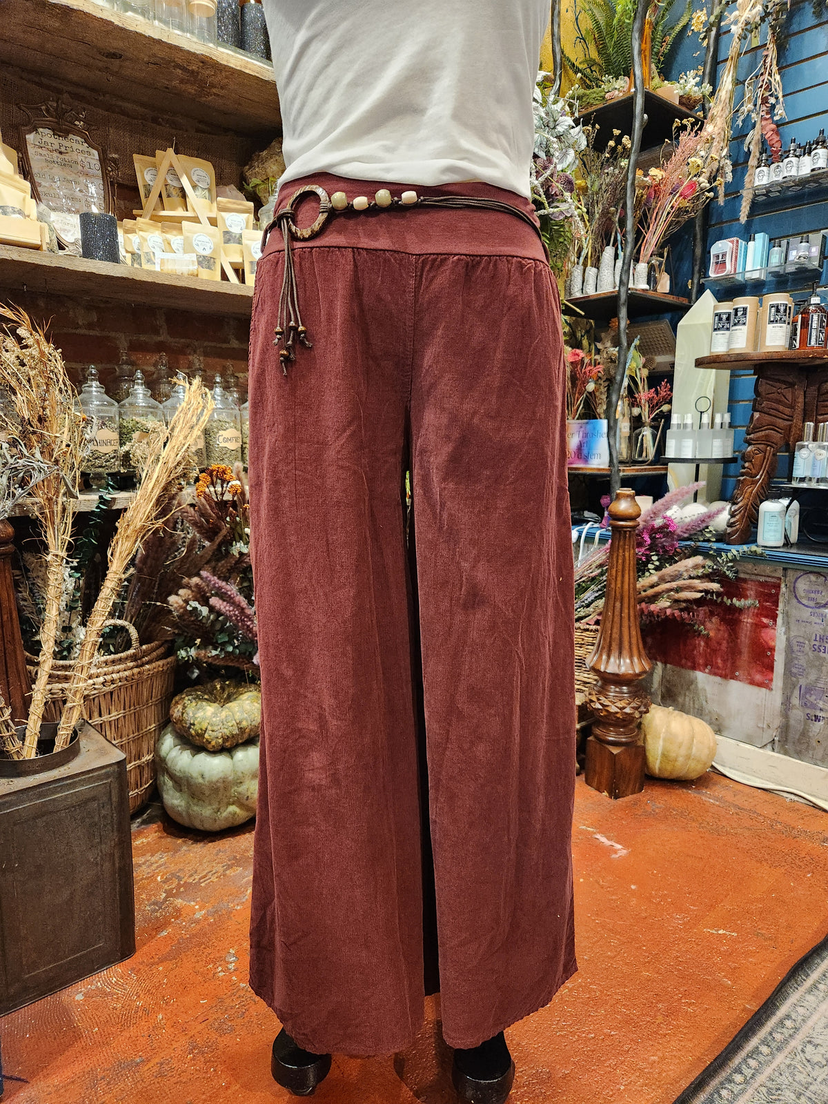 Saga Soft Waisted Belted Pant