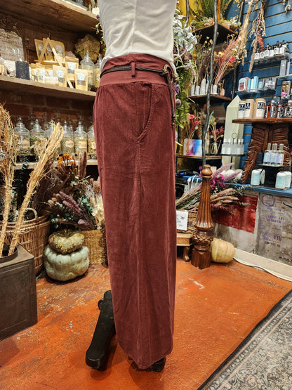 Saga Soft Waisted Belted Pant