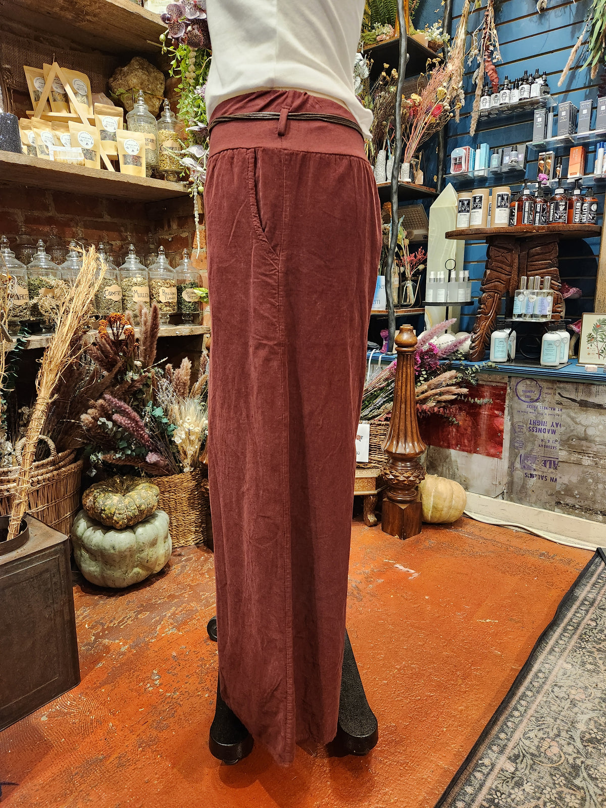 Saga Soft Waisted Belted Pant