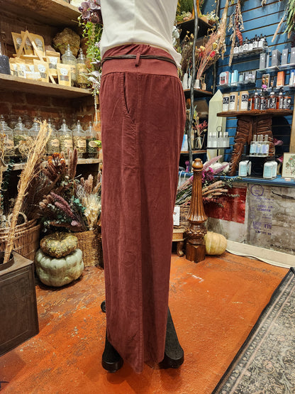 Saga Soft Waisted Belted Pant