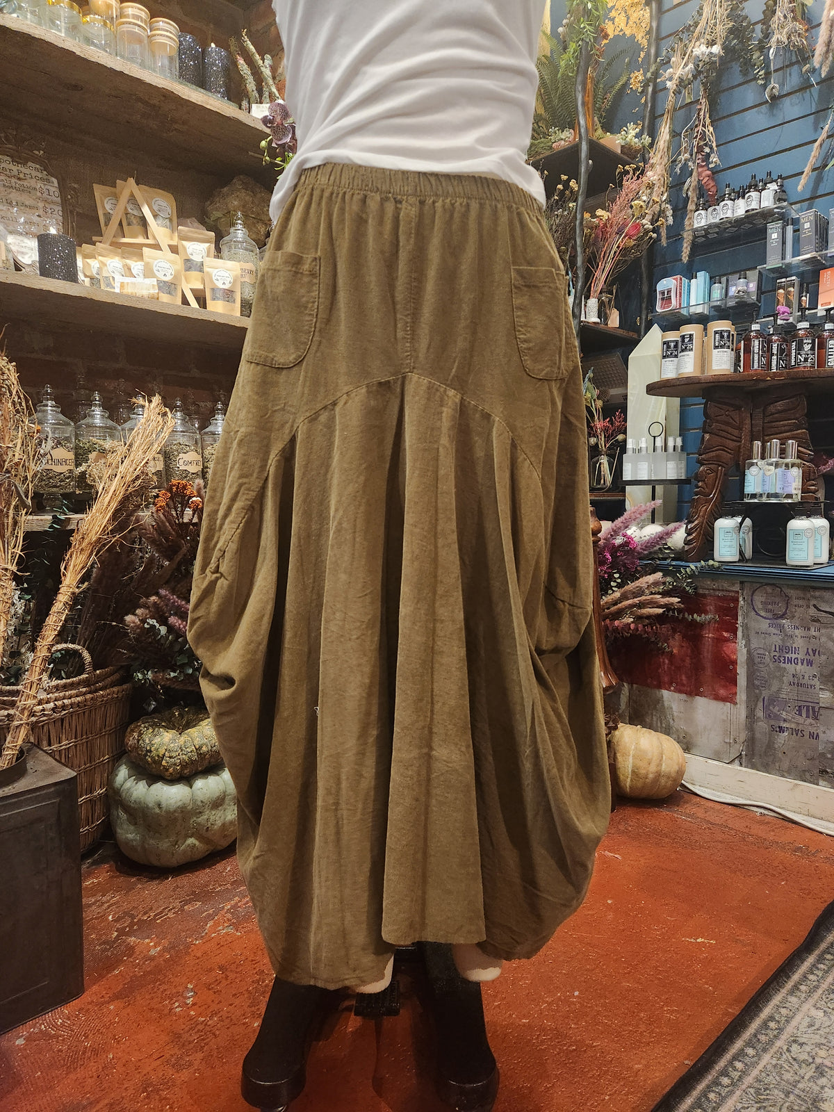 Saga Corduroy Artsy Maxi Skirt