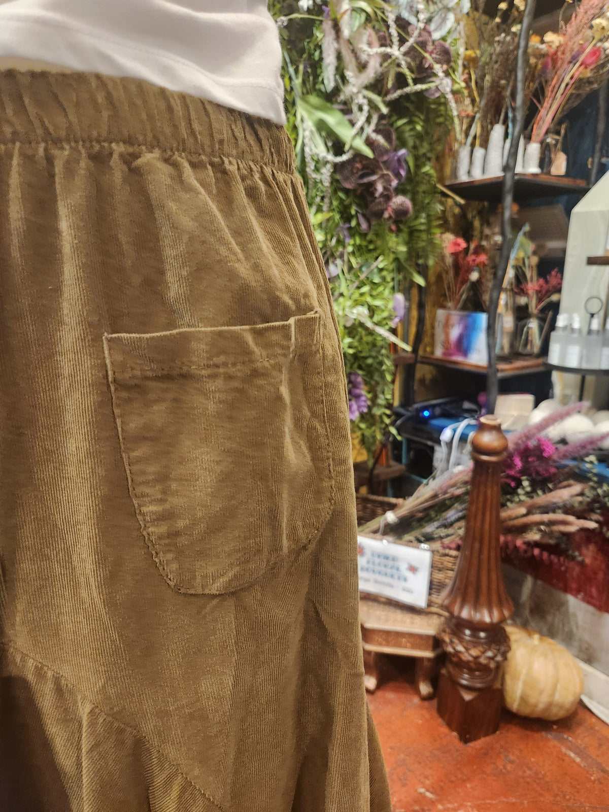 Saga Corduroy Artsy Maxi Skirt