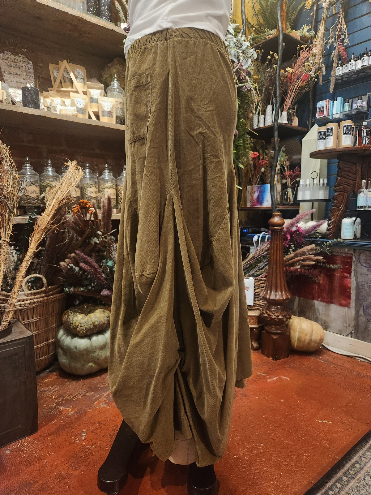 Saga Corduroy Artsy Maxi Skirt