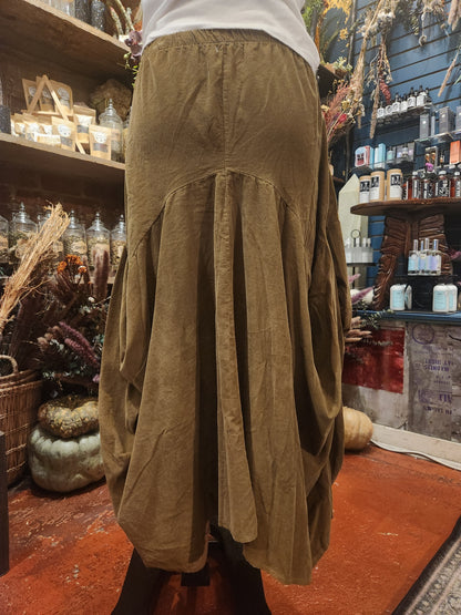 Saga Corduroy Artsy Maxi Skirt