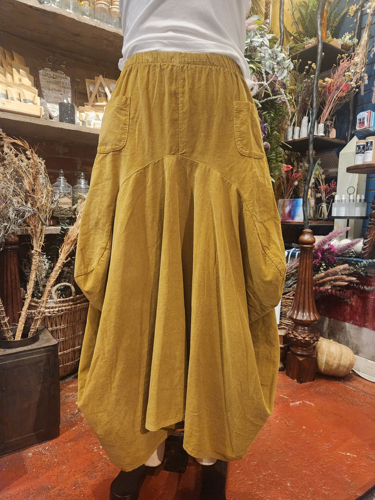 Saga Corduroy Artsy Maxi Skirt