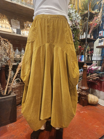 Saga Corduroy Artsy Maxi Skirt