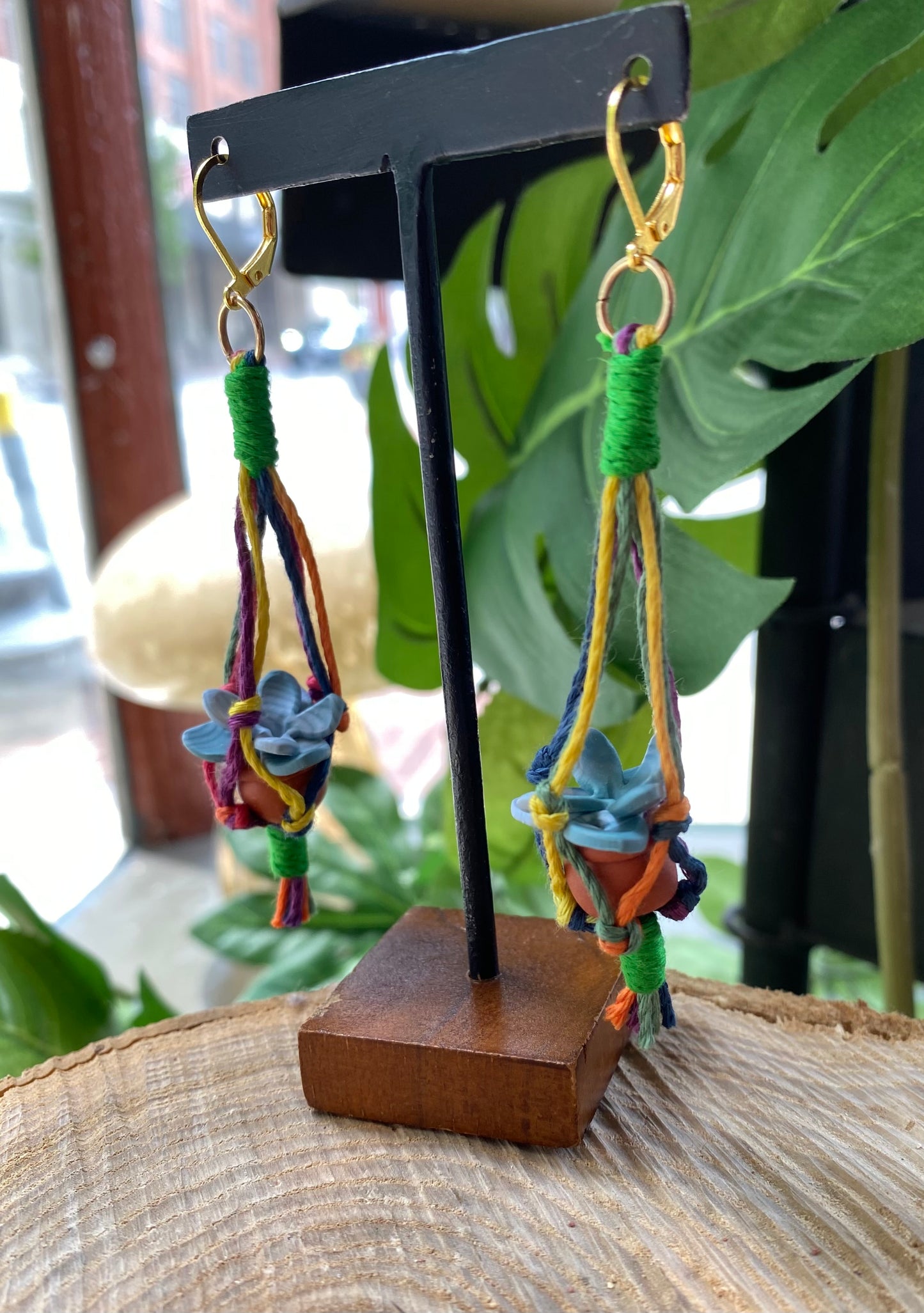 Hanging Plants - Colorful Macrame *E39