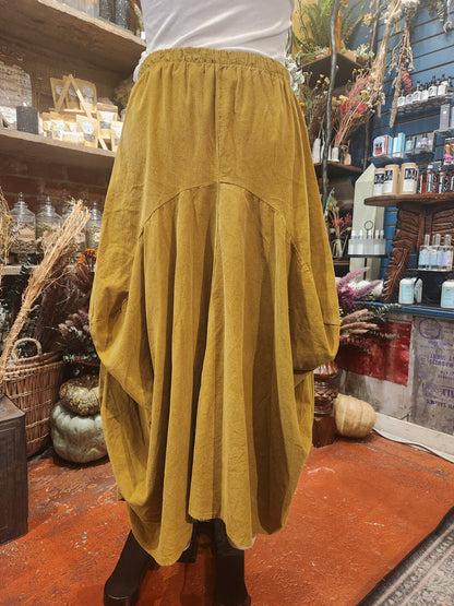 Saga Corduroy Artsy Maxi Skirt