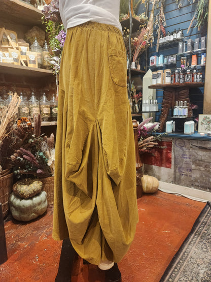 Saga Corduroy Artsy Maxi Skirt