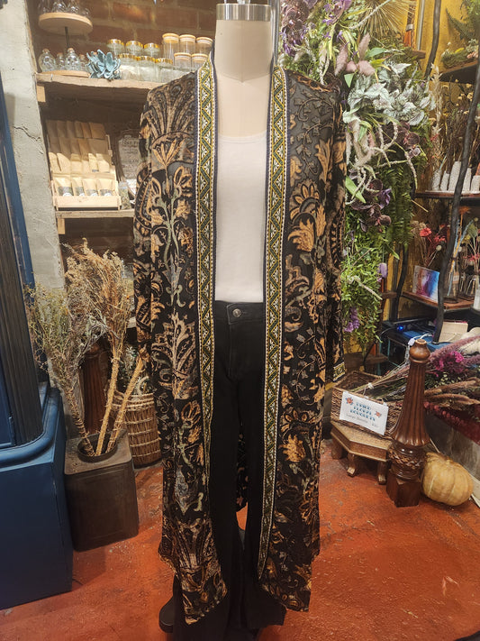 Velvet Open Duster