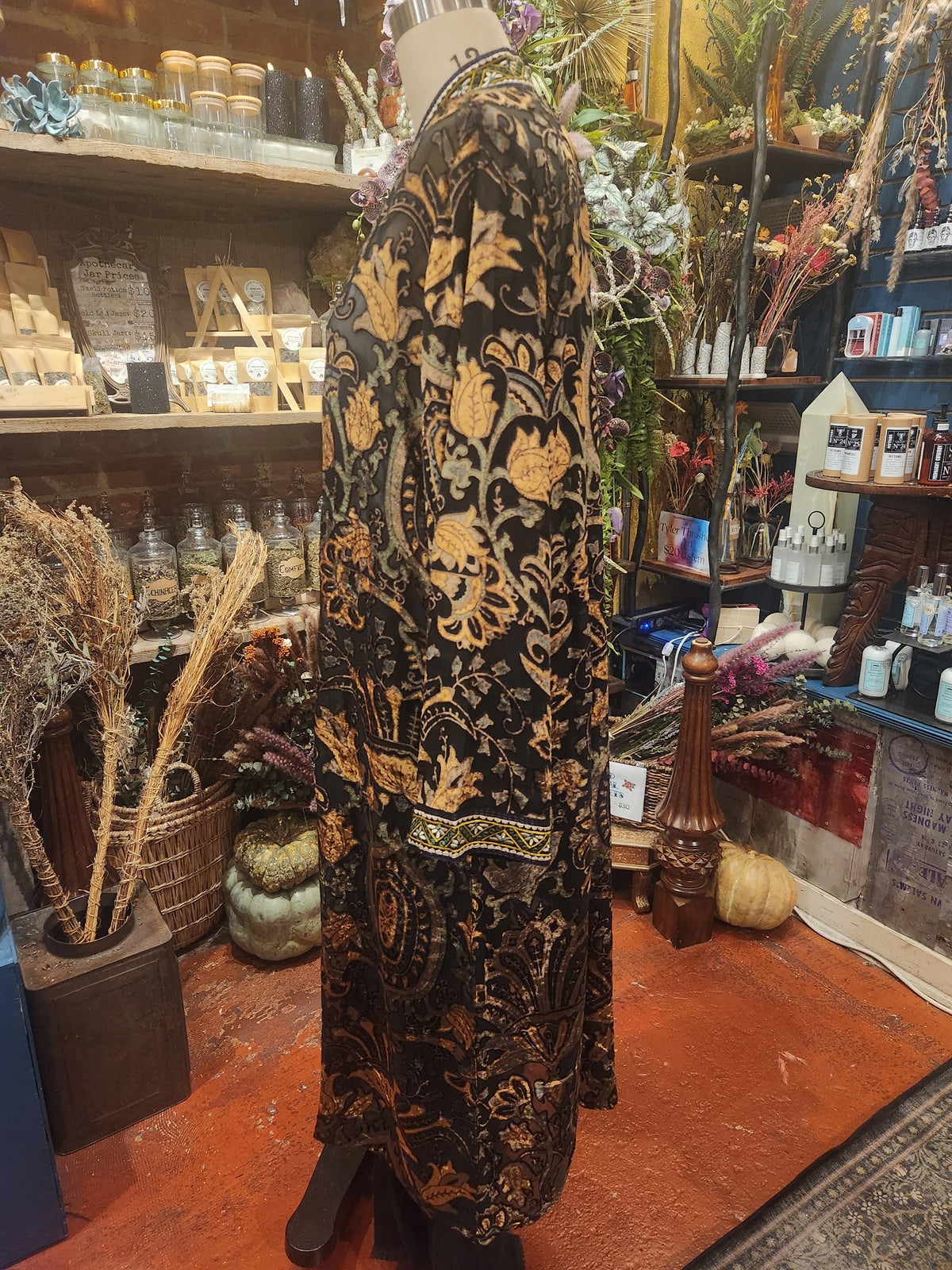 Velvet Open Duster