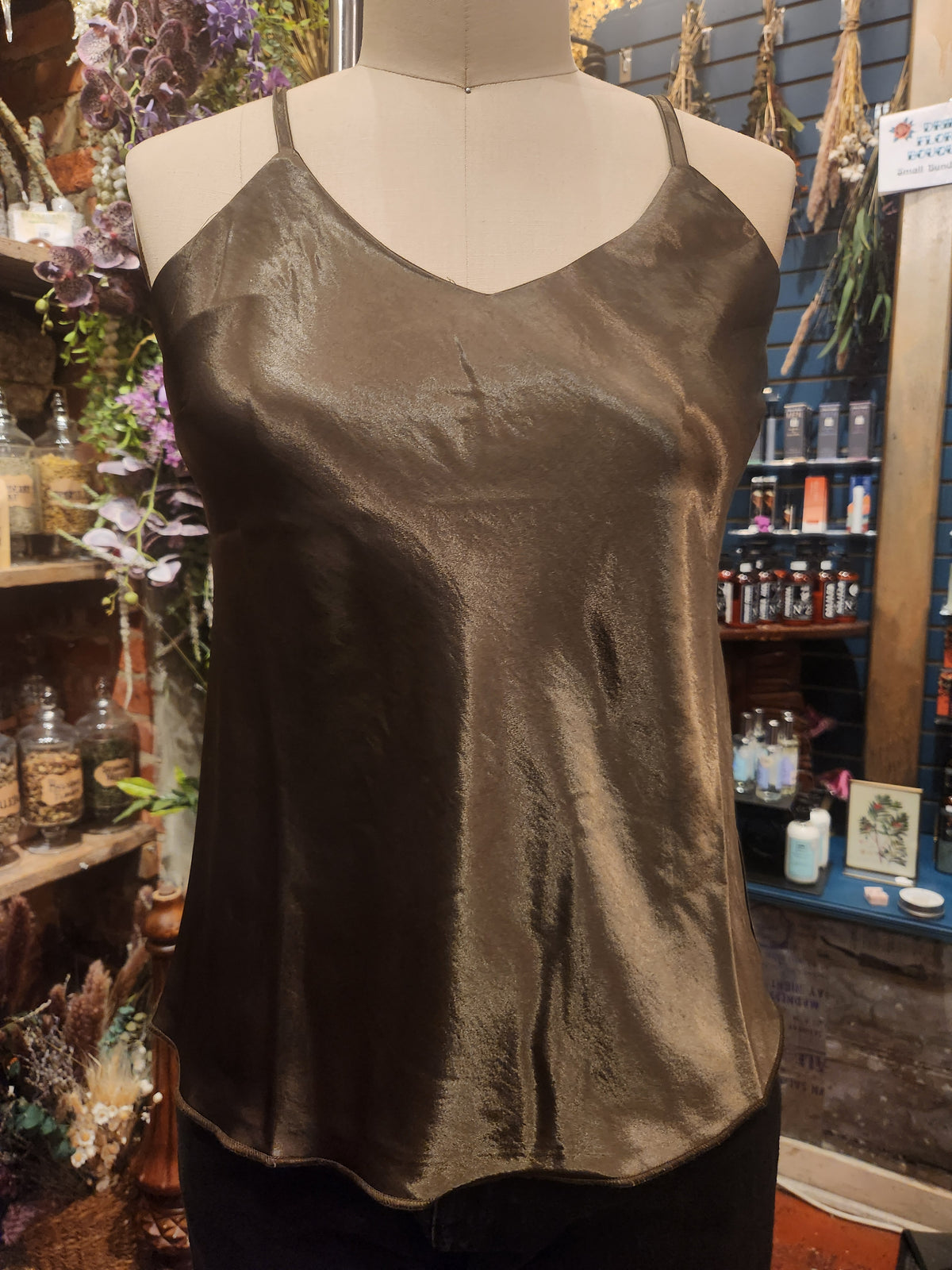 Hammered Satin Camisole