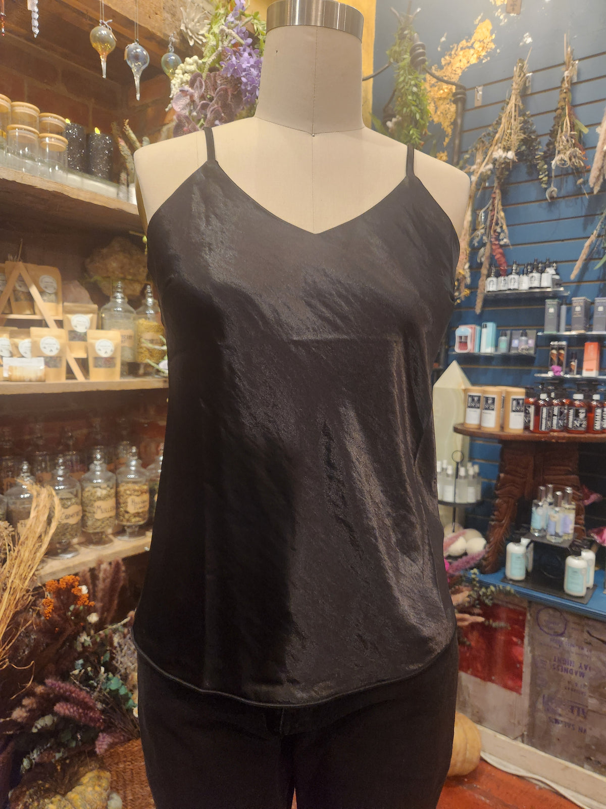 Hammered Satin Camisole