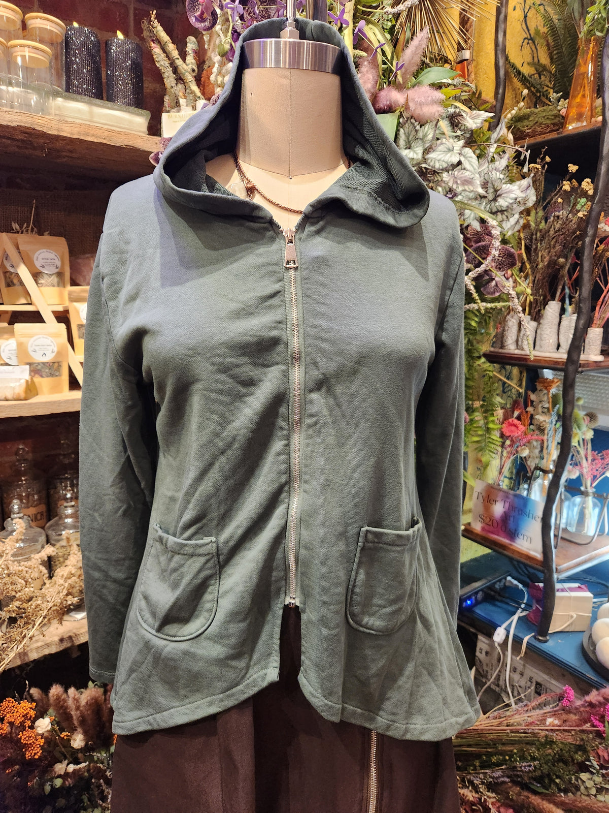 Hi-Lo Double Zip Hoodie