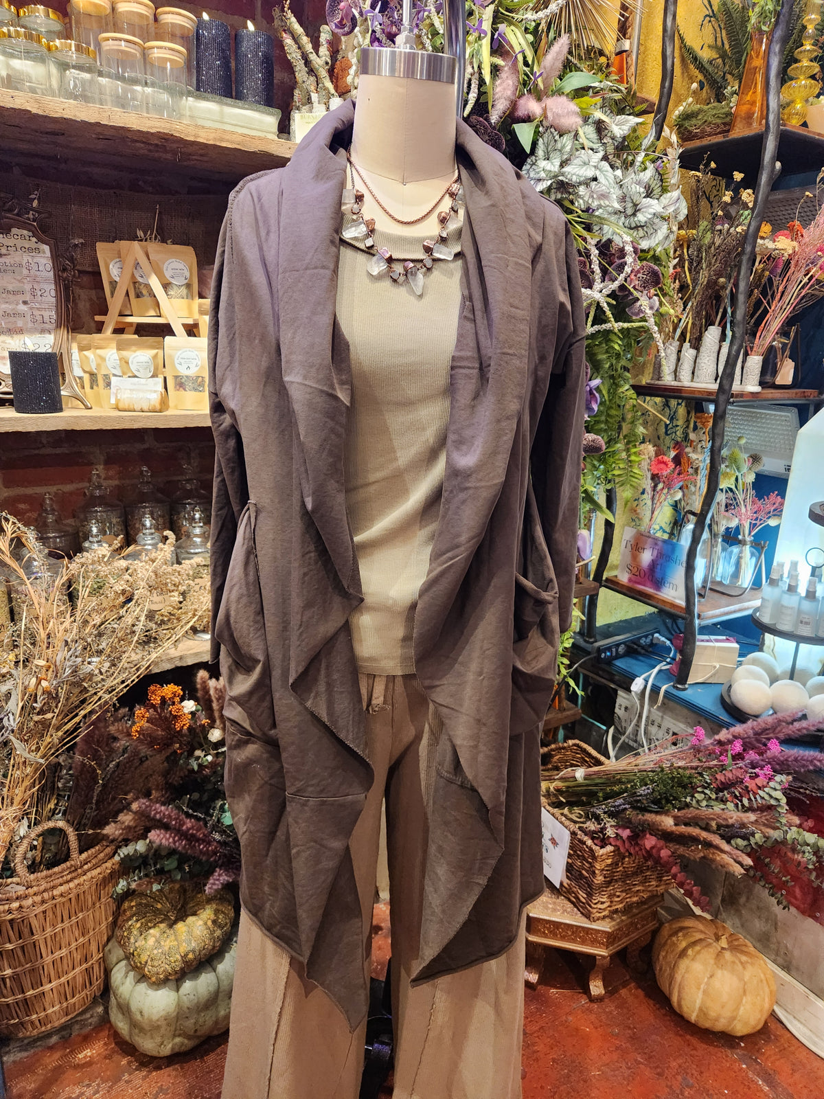 Cotton Scarf Jacket