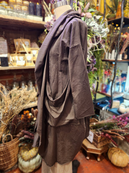 Cotton Scarf Jacket