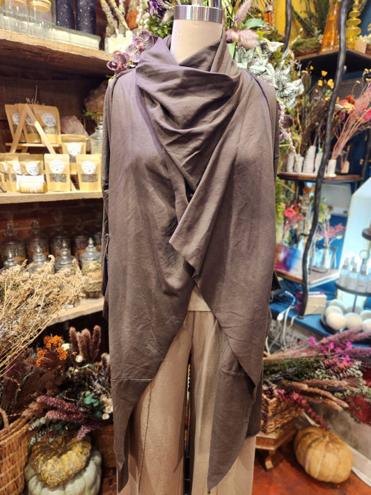Cotton Scarf Jacket