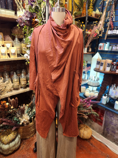 Cotton Scarf Jacket