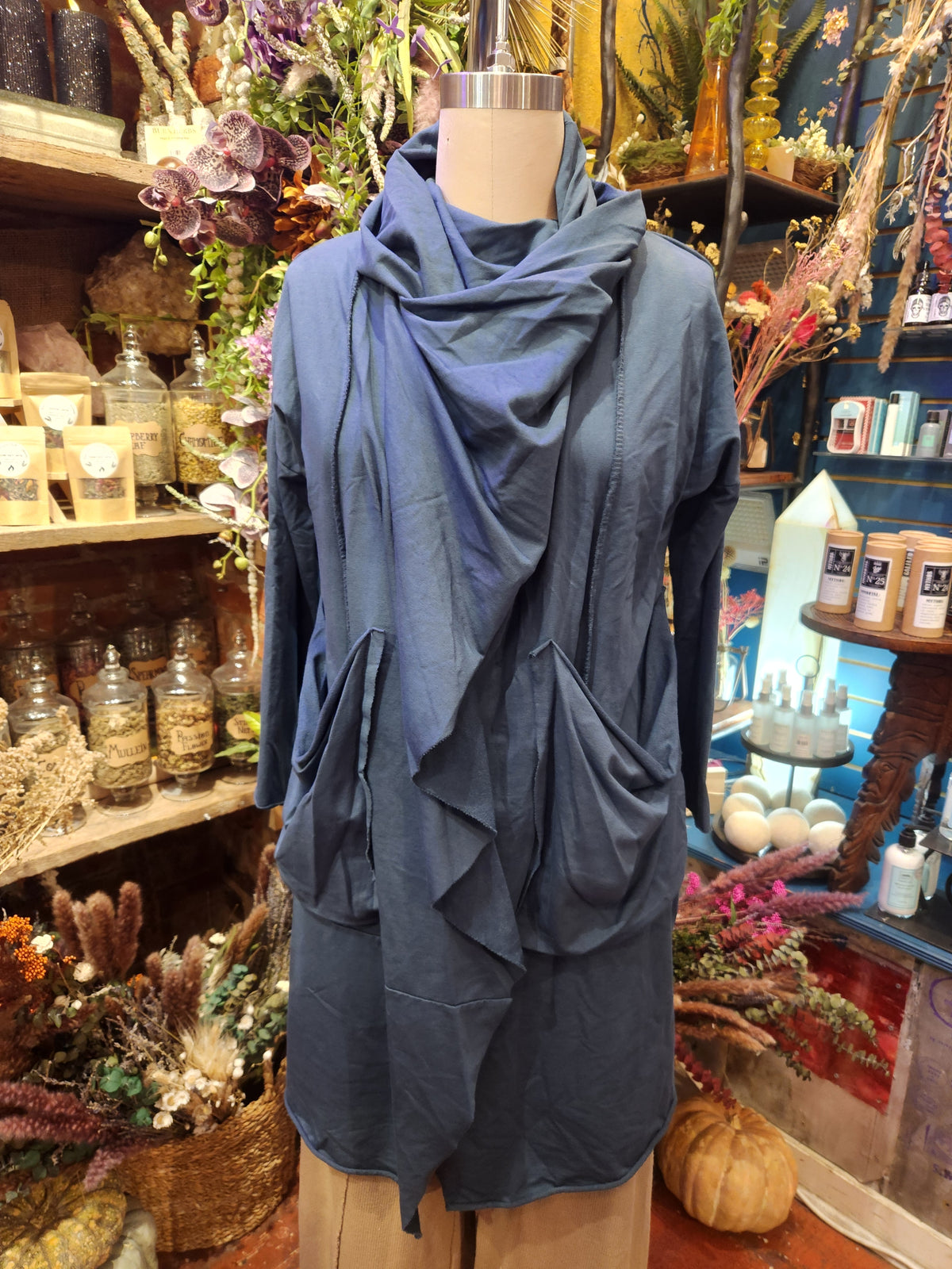 Cotton Scarf Jacket