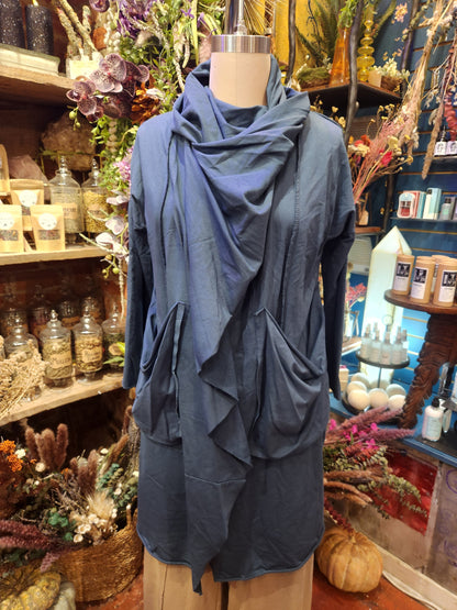 Cotton Scarf Jacket
