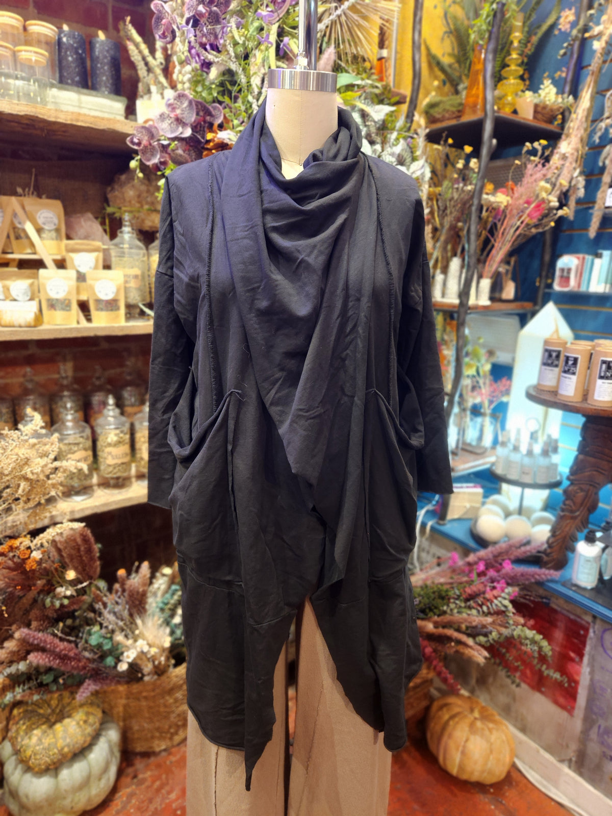 Cotton Scarf Jacket