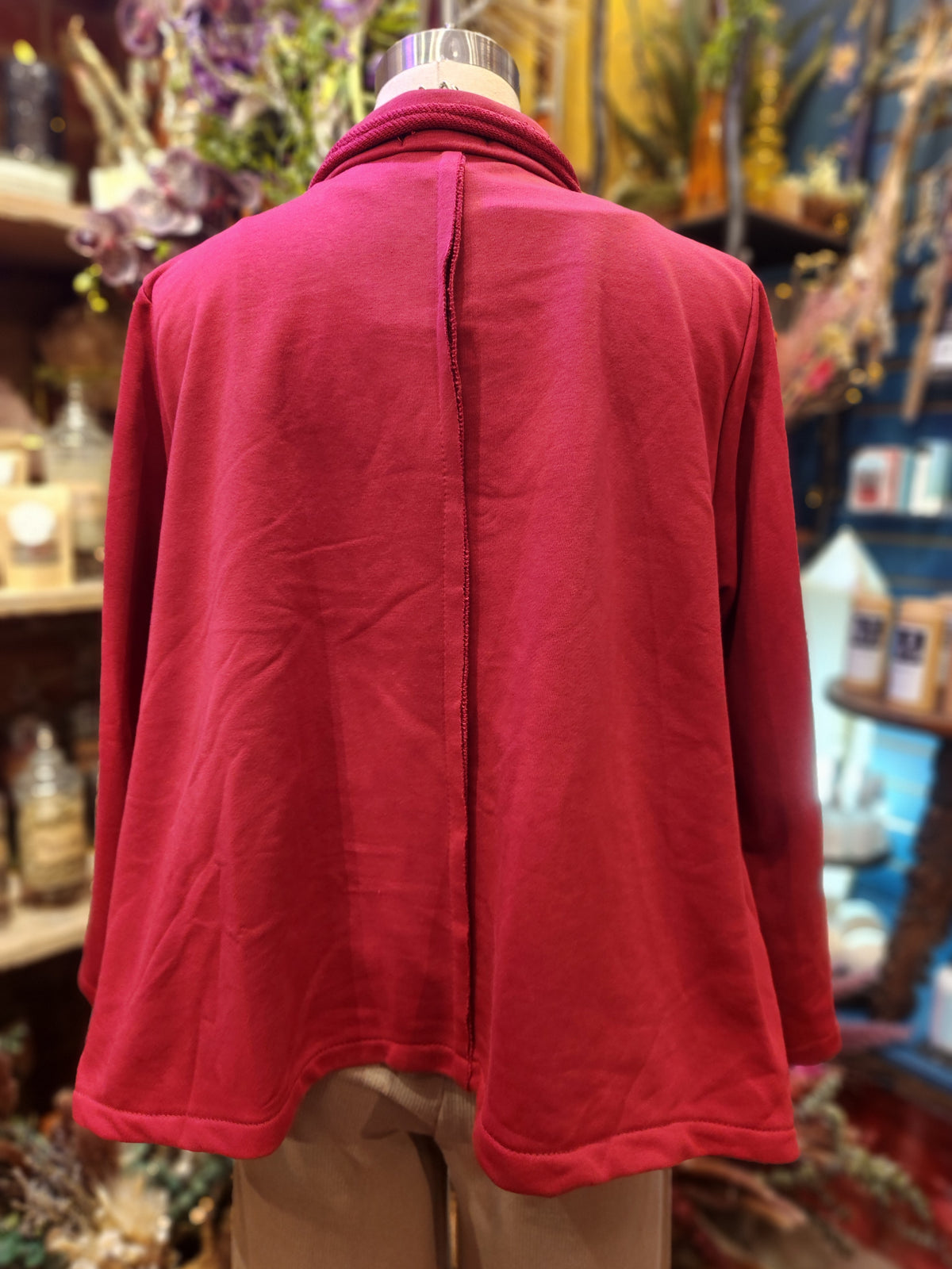 French Terry Single Breasted Jacket