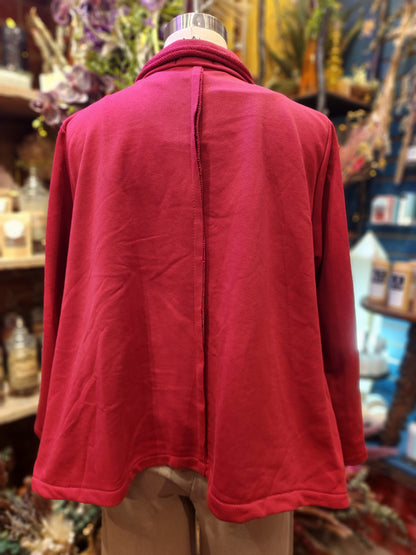 French Terry Single Breasted Jacket